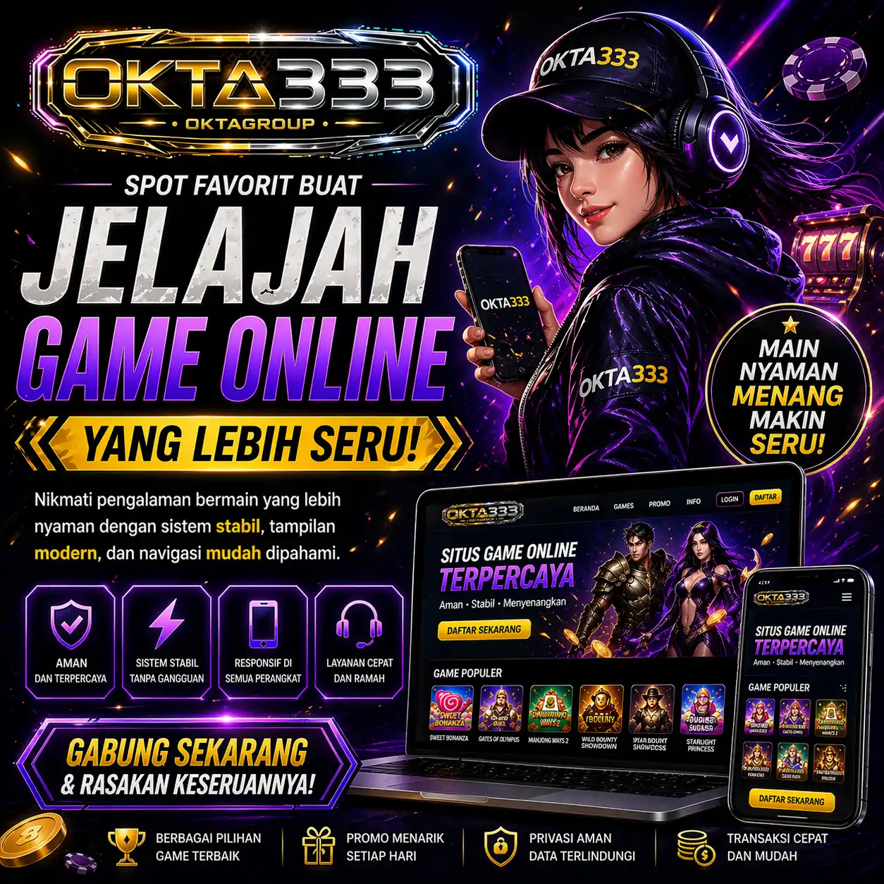 OKTA333 : Spot Favorit Buat Jelajah Game Online yang Lebih Seru